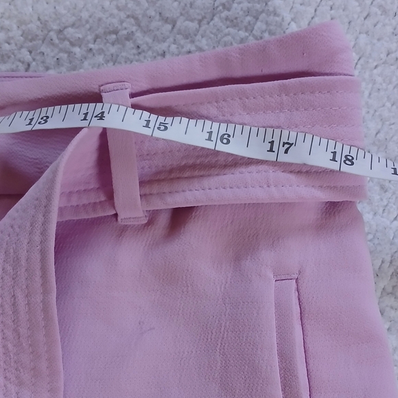 Aritzia Wilfred Tie Front Pants orchard  petal Pink Womens size 16 - Picture 8 of 13